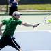 Chippewa Charlie Beach reaches to return a ball in a match against Barton on Friday, July 12. Daniel Brenner I AnnArbor.com